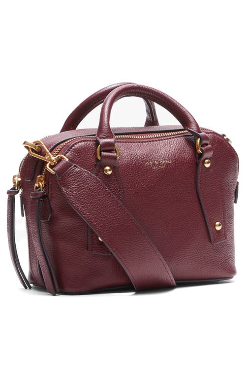 Rag & Bone Gramercy Small Satchel Bag In Burgundy