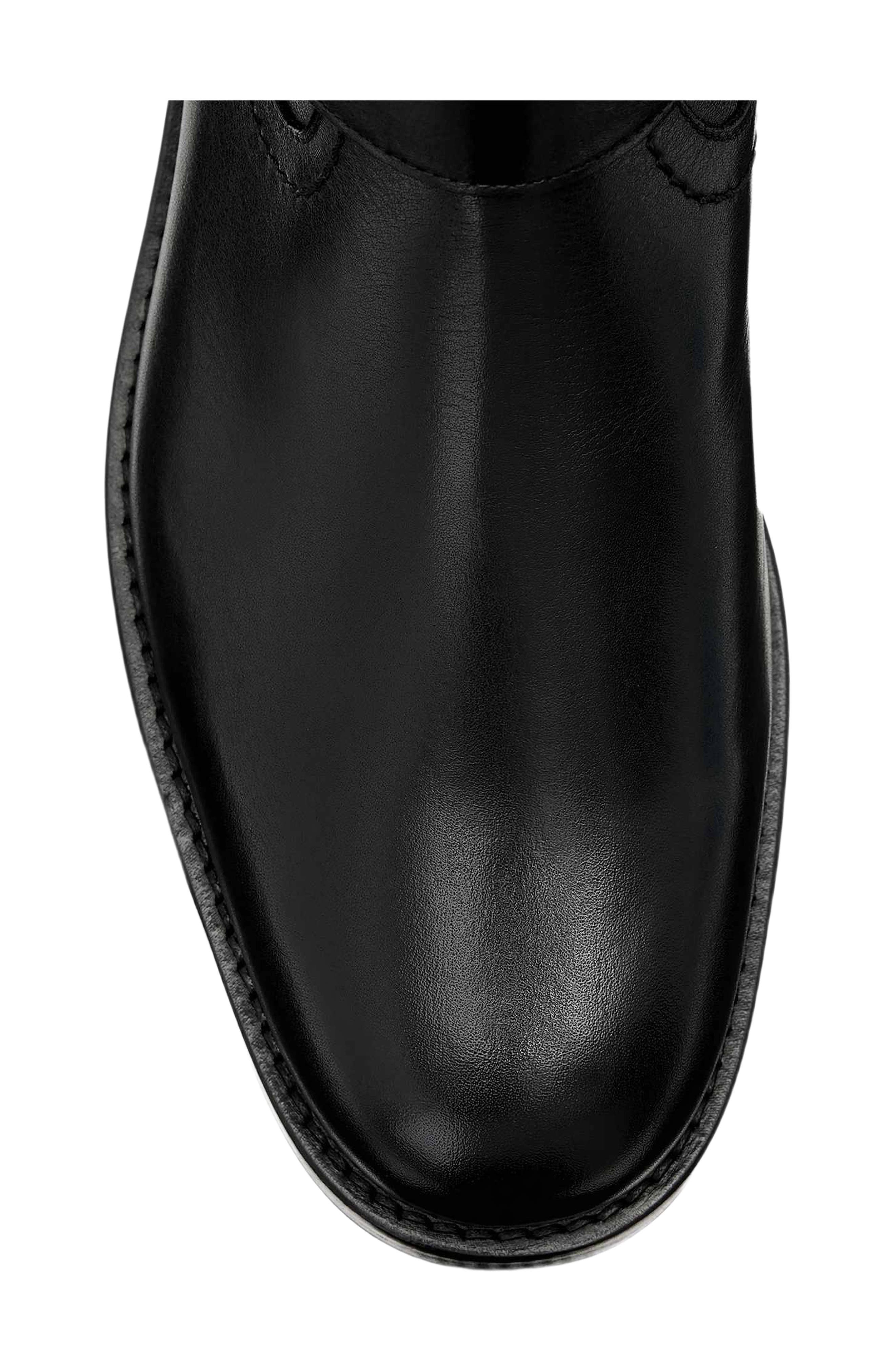 Bailey Leather Boot, Alternate, color, BLACK
