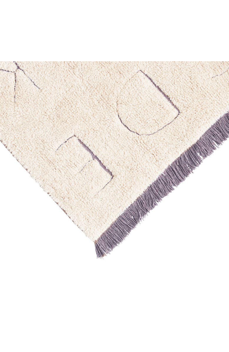 Lorena Canals RugCycled Washable Rug ABC, Alternate, color, Natural, Rugcycled Yarn