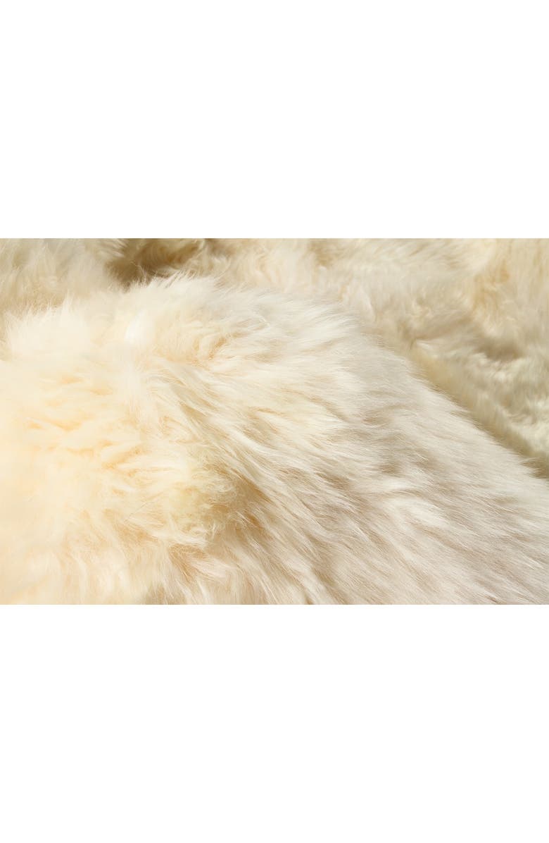 NATURAL New Zealand Genuine Sheepskin Throw, Alternate, color, Taupe