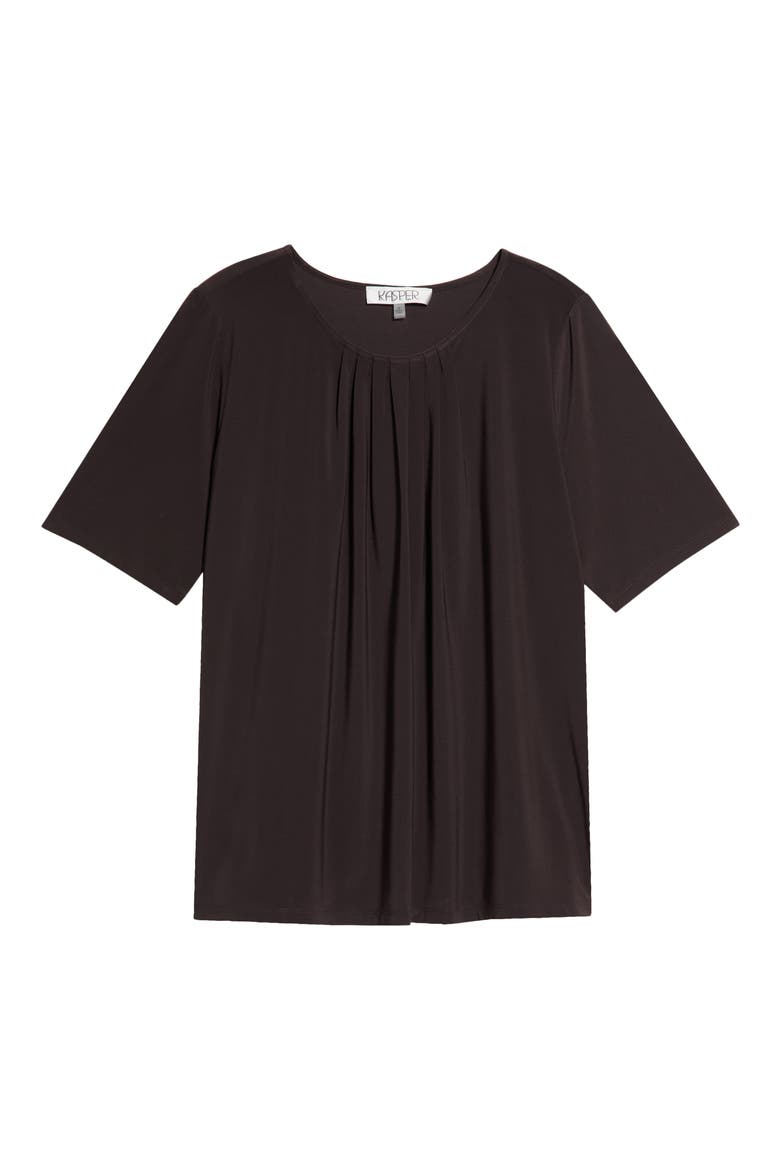 Pleated Top, Main, color, RICH CHOCOLATE