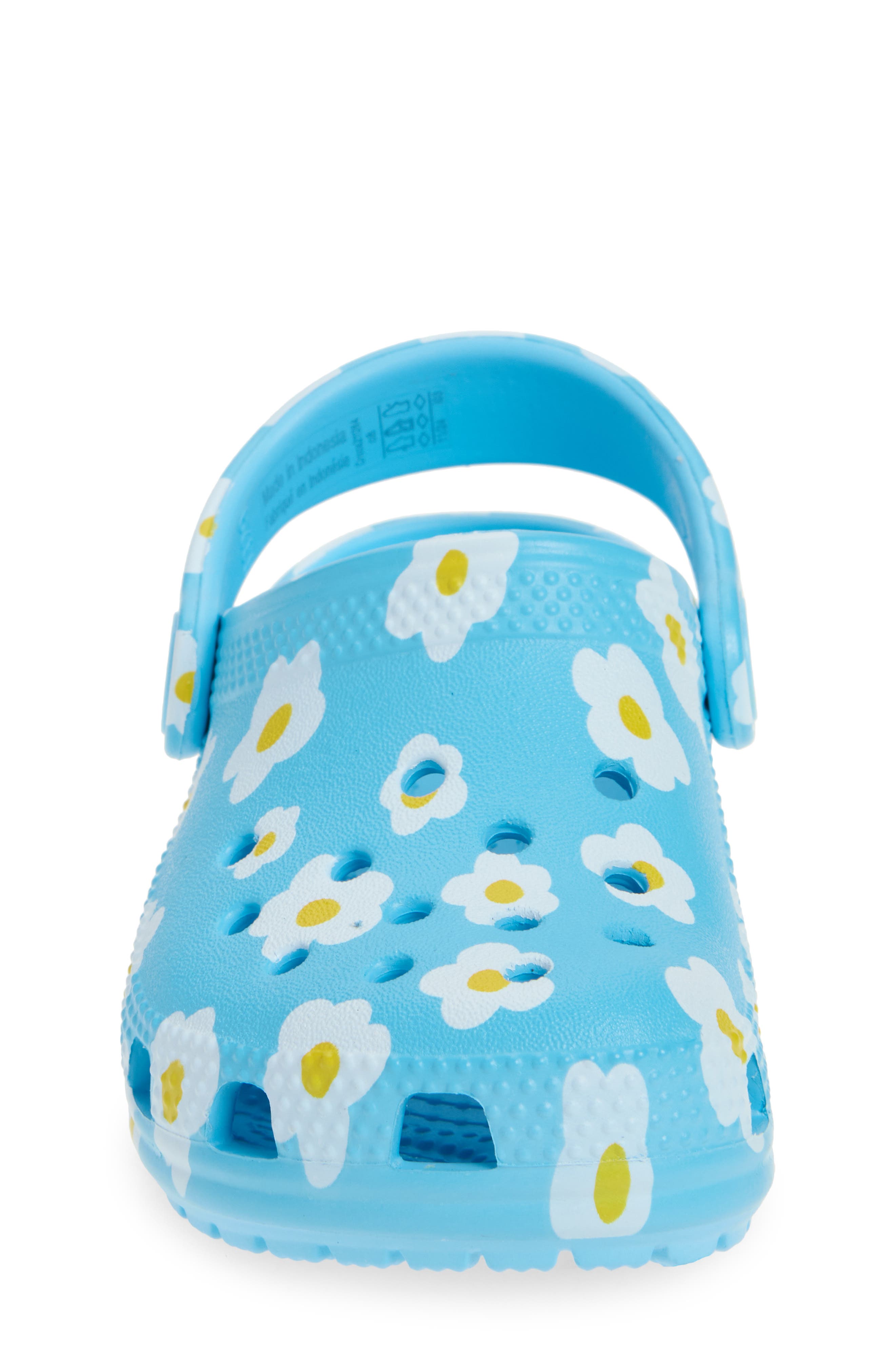CROCS Kids' Daisy Classic Clog, Alternate, color, Tinted Glass