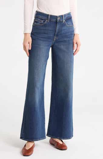 Lotta High Waist Ankle Wide Leg Jeans
