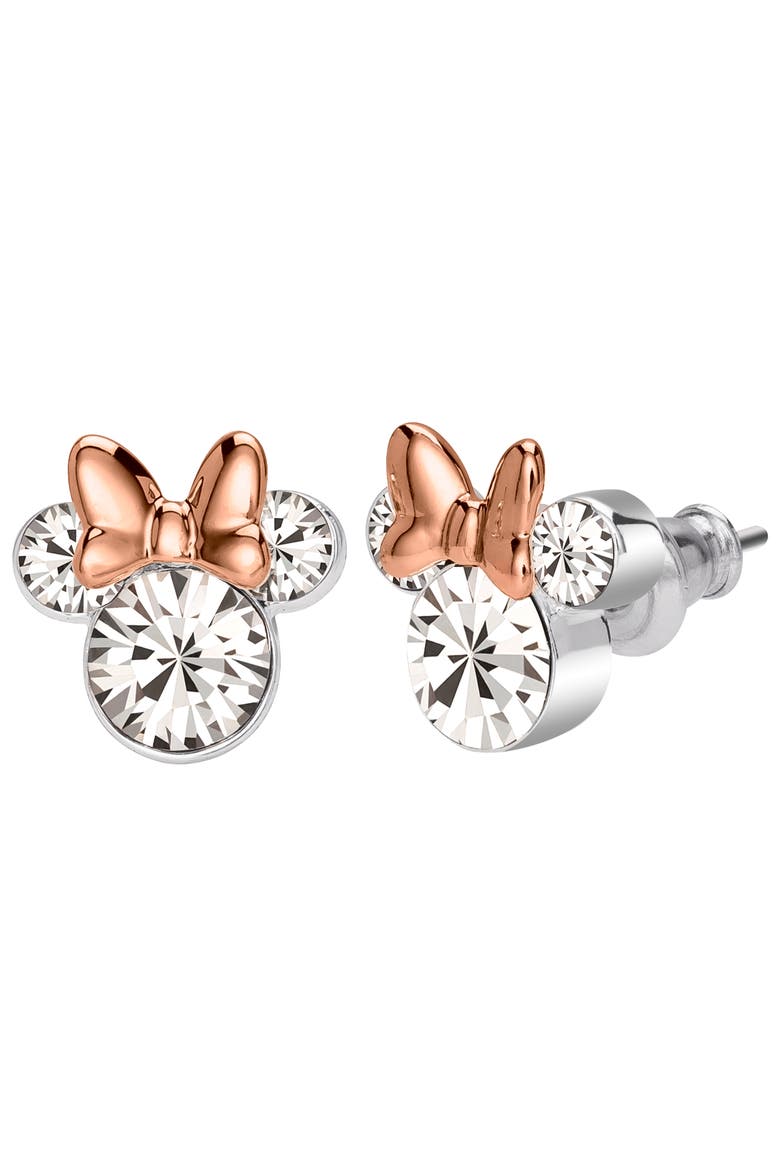 Crystal Necklace and Matching Stud Earrings, Alternate, color, Silver