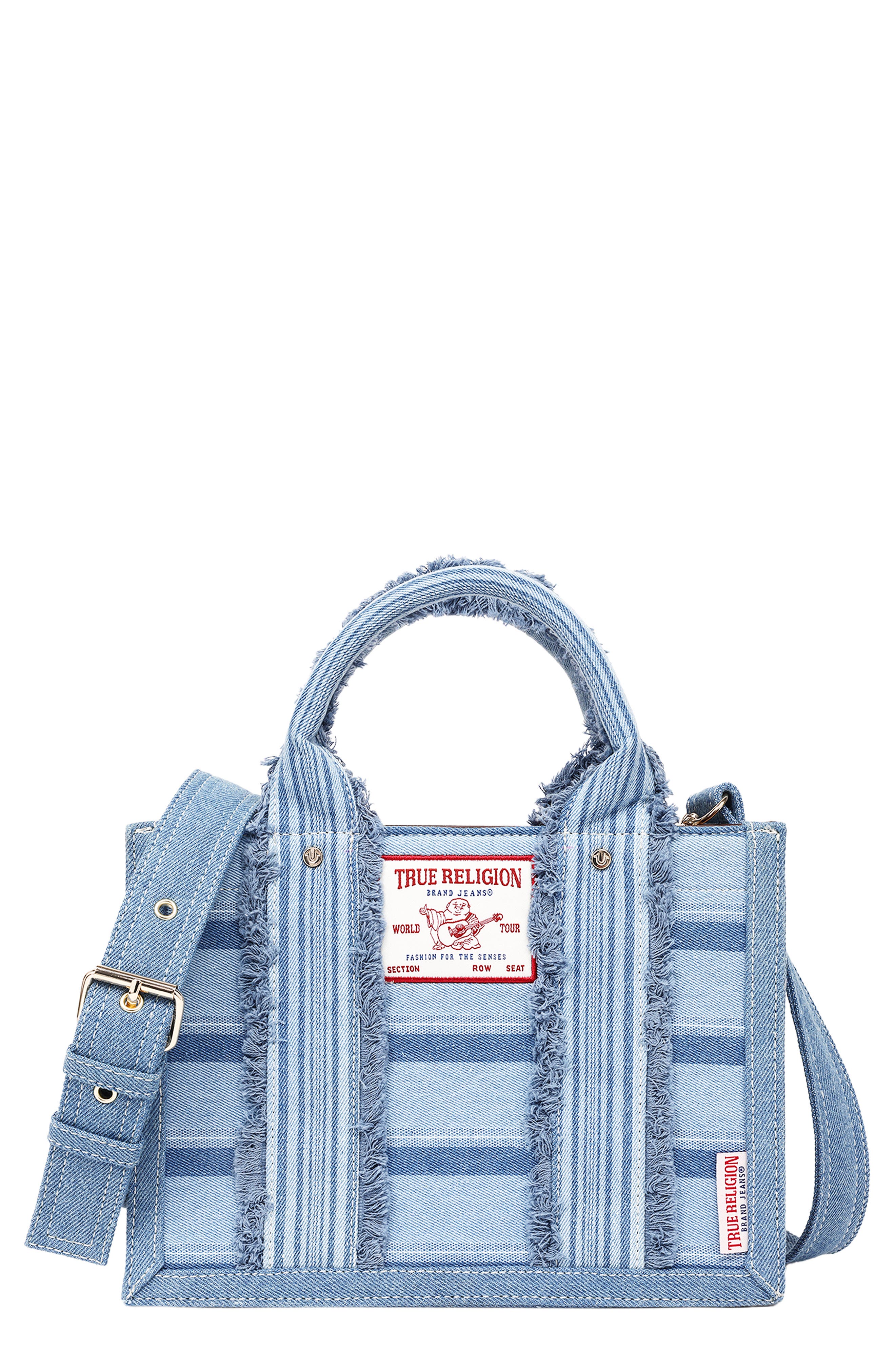True Religion Multistripe Modern Tote