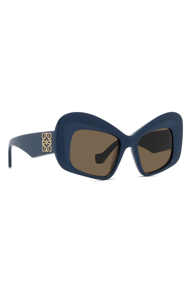 Loewe Anagram Butterfly Sunglasses, Alternate, color, 