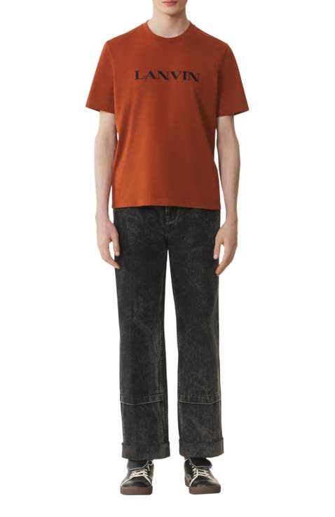 Loose Fit Washed Denim Pants