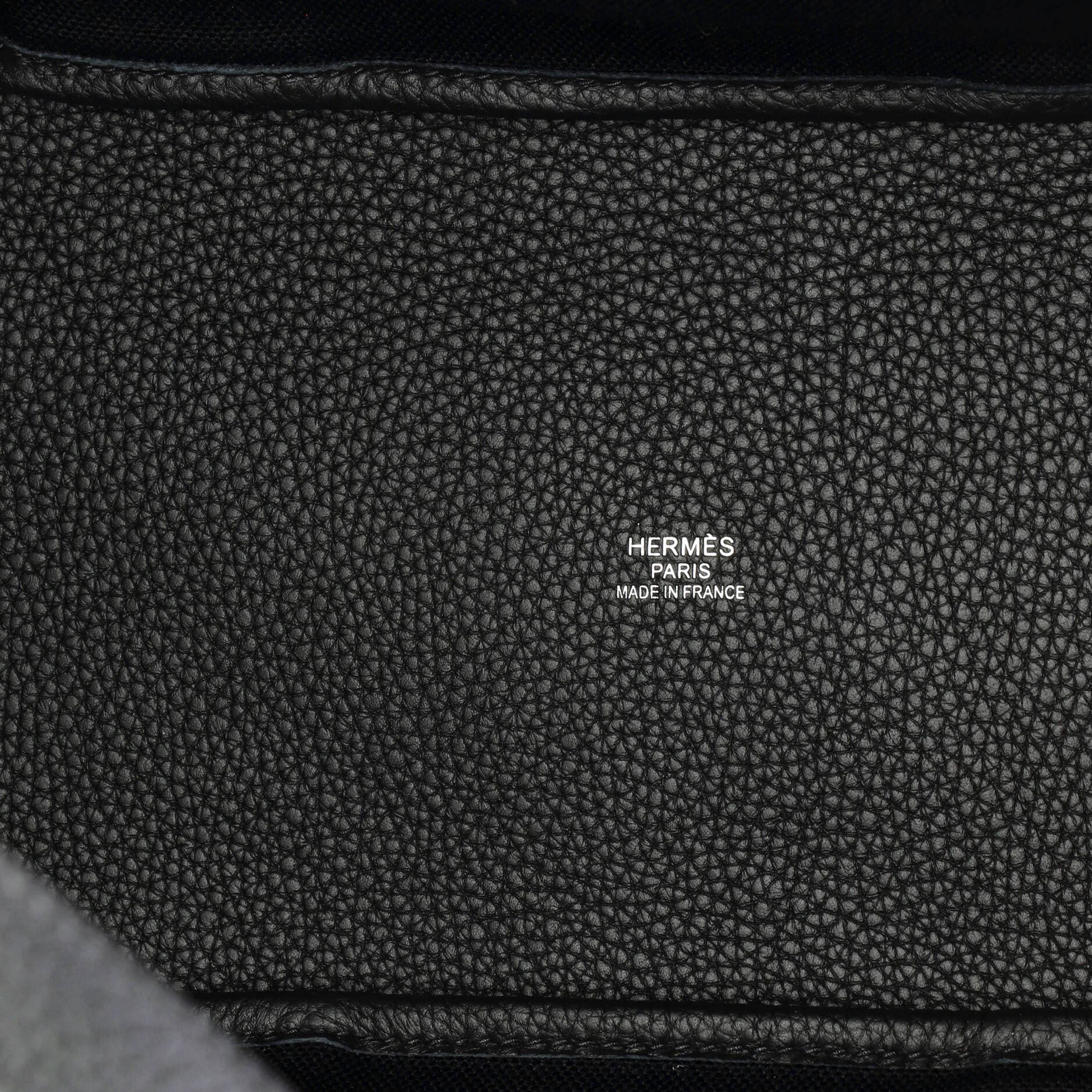 Pre-Owned Hermes Pursangle Tote Canvas with Leather, Alternate, color, Noir