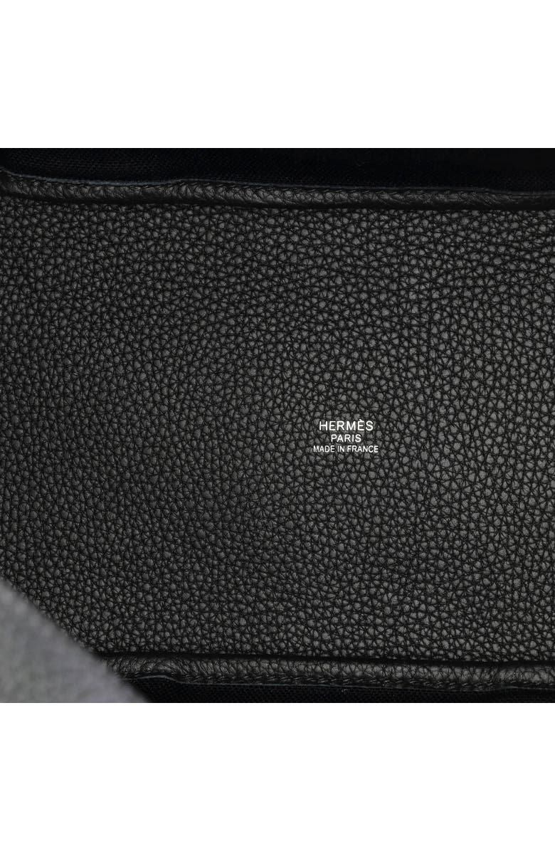 Pre-Owned Hermes Pursangle Tote Canvas with Leather, Alternate, color, Noir