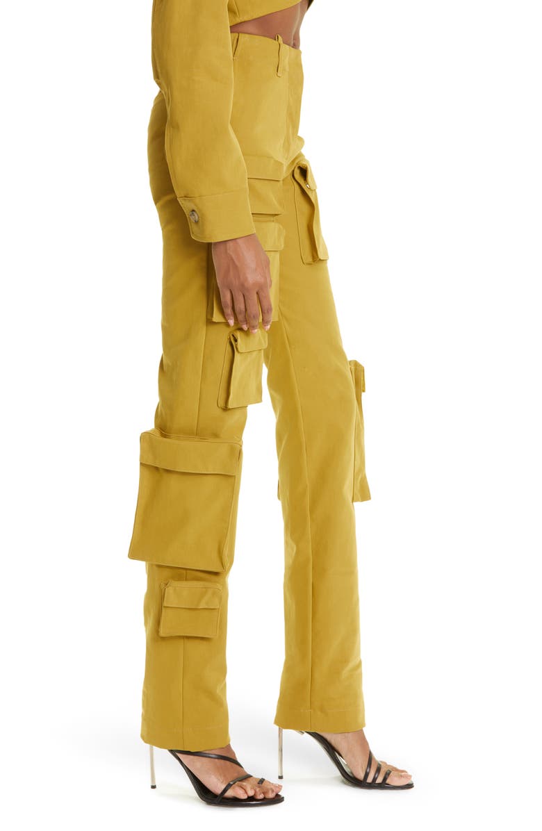 Off-White Multipocket Straight Leg Cargo Pants, Alternate, color, 