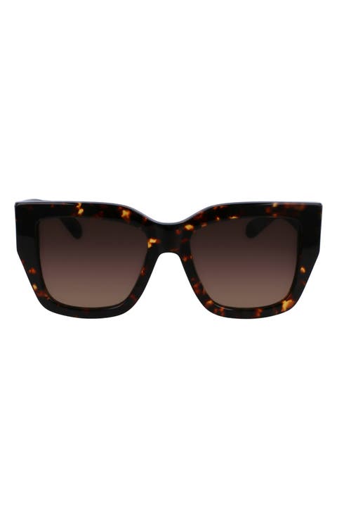 Gancini 55mm Modified Rectangular Sunglasses