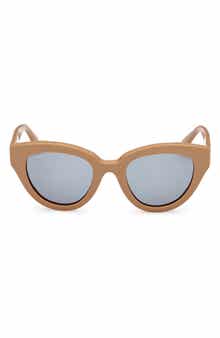 Max Mara Glimpse 50mm Polarized Cat Eye Sunglasses