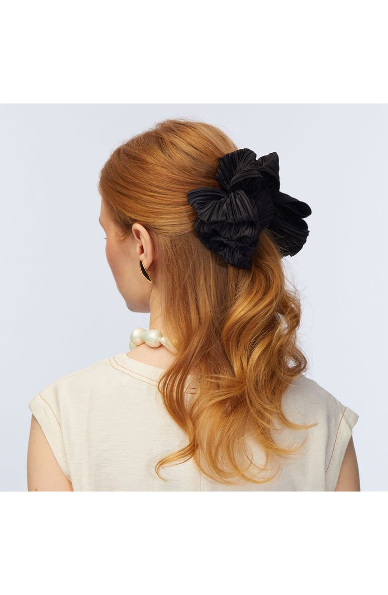 Lele Sadoughi Jet Rita Ribbon Claw Clip, Alternate, color, Jet 001