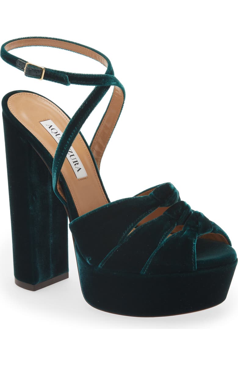 Aquazzura Mira Plateau Platform Sandal (Women0, Main, color,