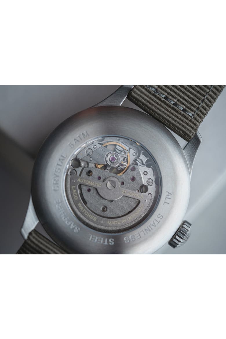 Aachen - 42mm, Blue Dial, Nylon Strap Blue Dial, Alternate, color, Blue Dial