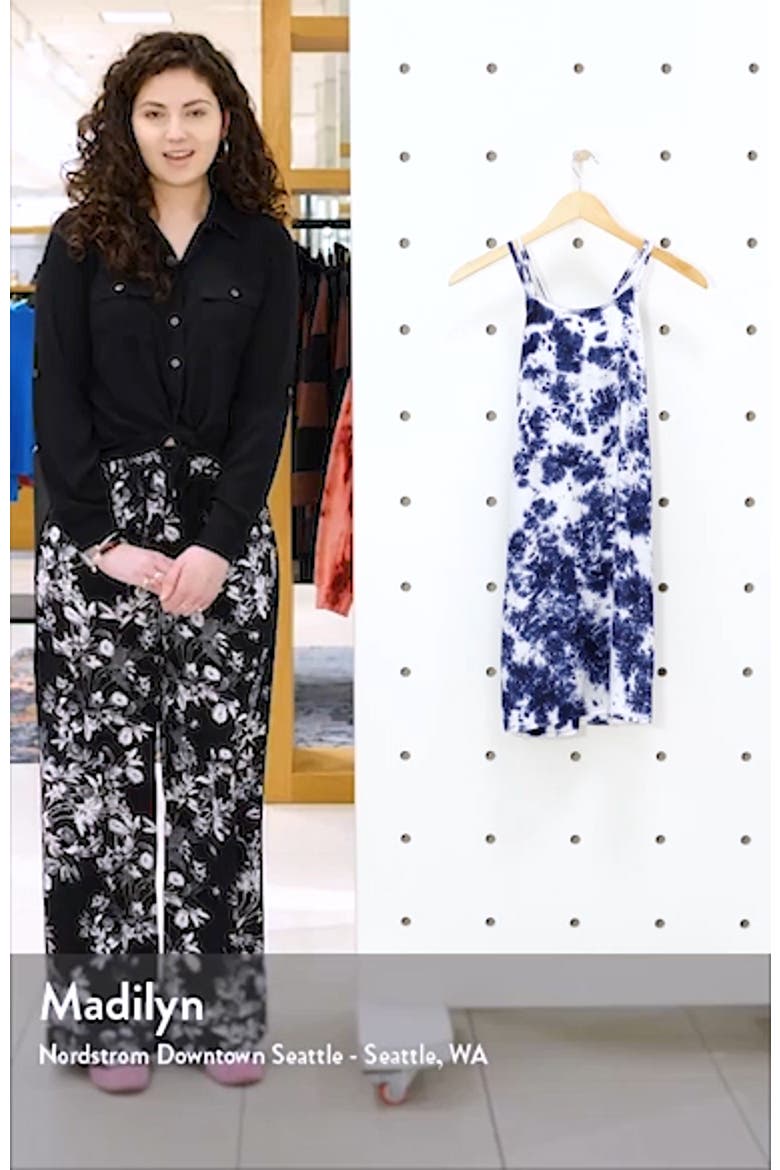 Kids' Tie Dye Cross Back Tank Dress video