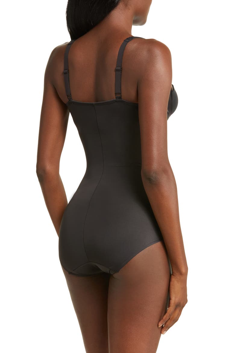 Modern Miracle™ Open Bust Shaping Bodysuit, Alternate, color, BLACK