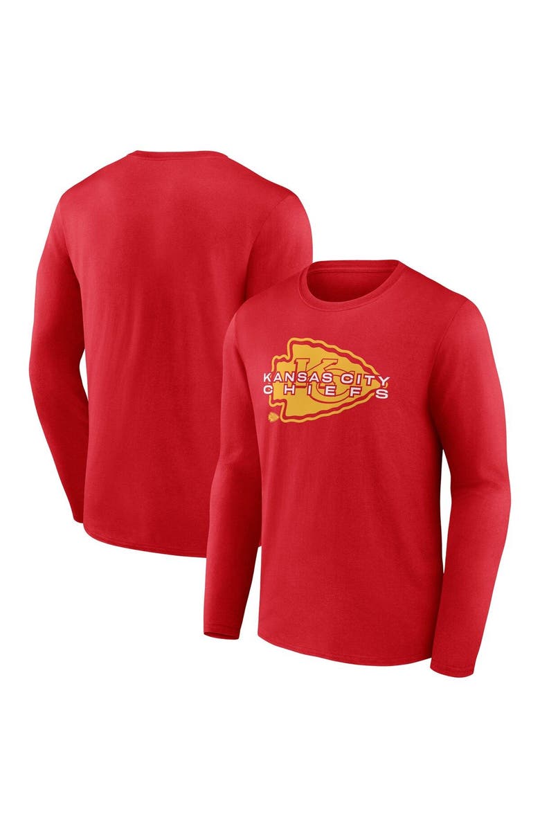 FANATICS Men's Fanatics Branded Red Kansas City Chiefs Advance to Victory Long Sleeve T-Shirt, Main, color, Red