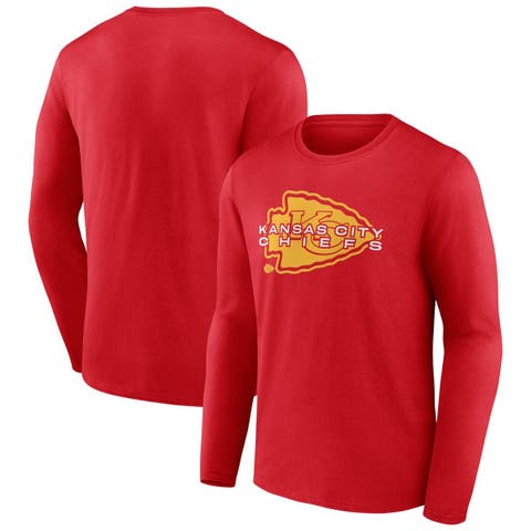 Men's Fanatics Branded Red Kansas City Chiefs Advance to Victory Long Sleeve T-Shirt