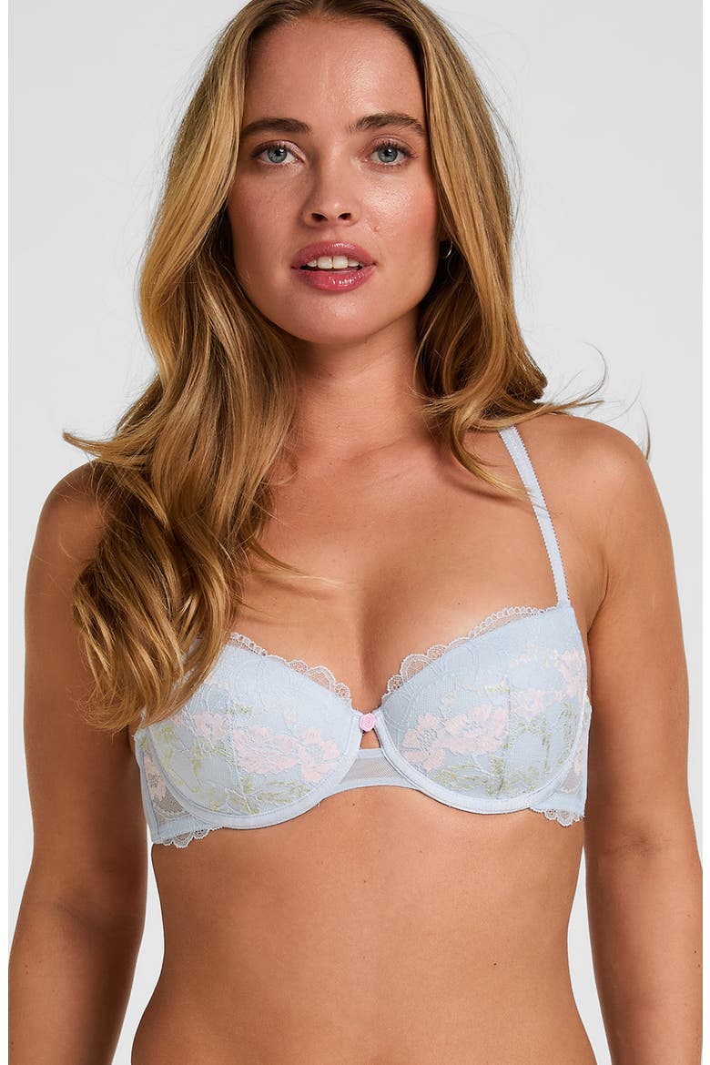 Miri Padded Underwire Bra, Alternate, color, HALOGEN BLUE
