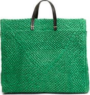 Clare V. Summer Simple Raffia Tote Bag
