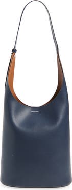 Veronica Beard Large Loop Leather Shoulder Bag