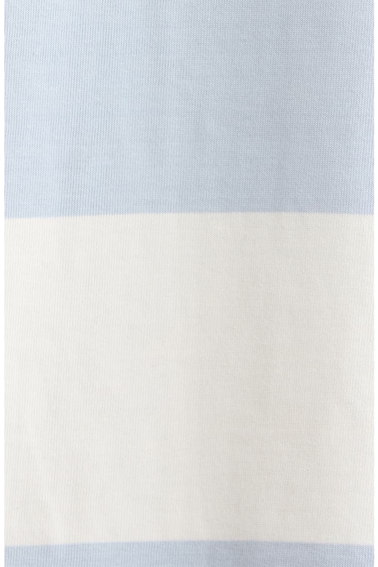 Two-Tone Ward Stripe Long Sleeve Rugby Polo, Alternate, color, MARSHMALLOW-SOFT SLATE
