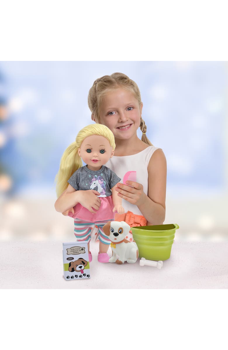 Lil Tots 14" Doll Talking Pet Grooming Playset, Alternate, color, Multicolored