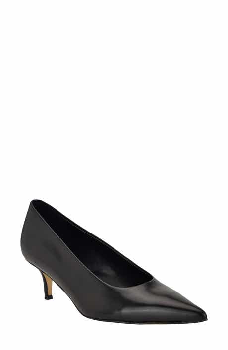 Calvin Klein Voneta Pointed Toe Kitten Heel Pump
