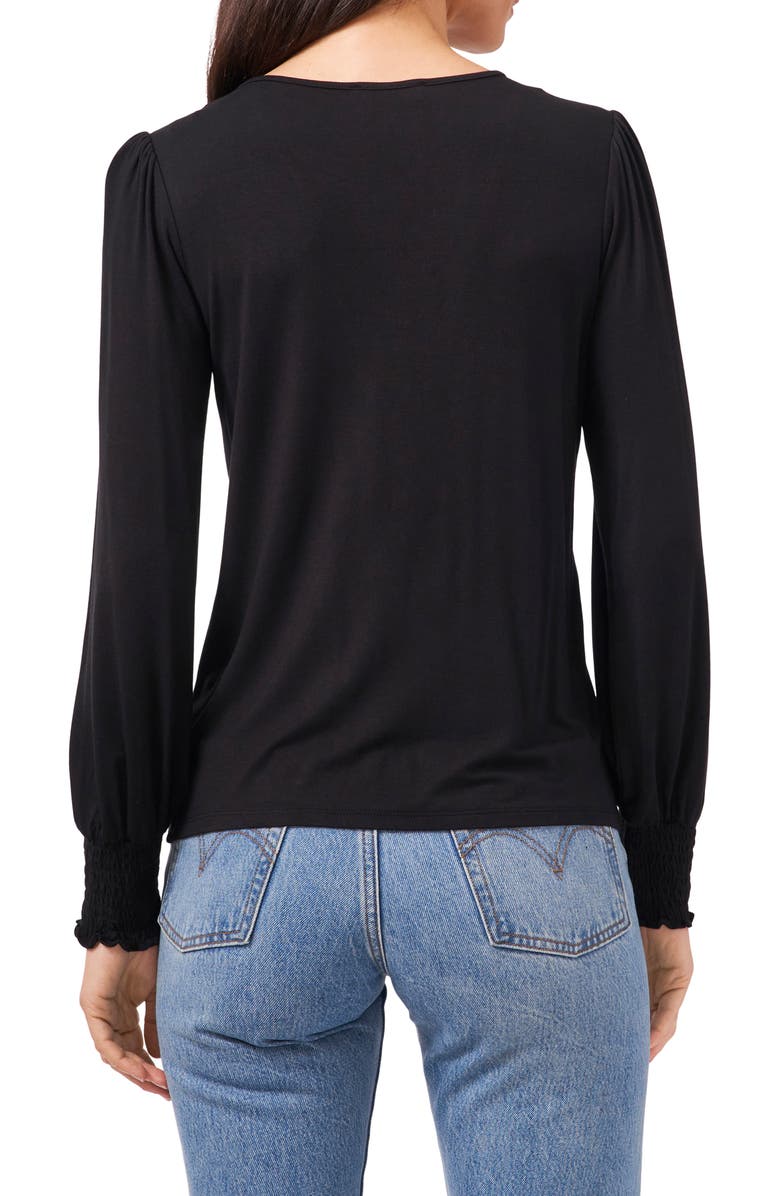 1.STATE Smocked Cuff Long Sleeve Top, Alternate, color, 