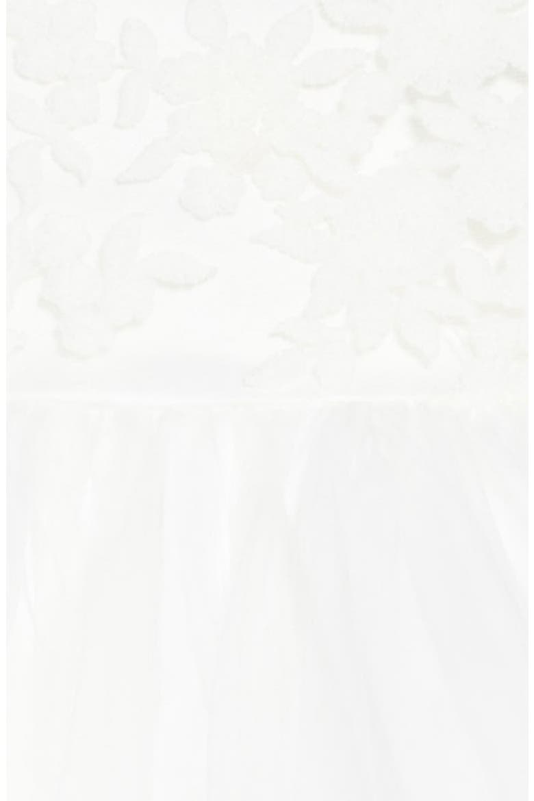 The Tina Floral Lace Tulle Dress, Alternate, color, IVORY