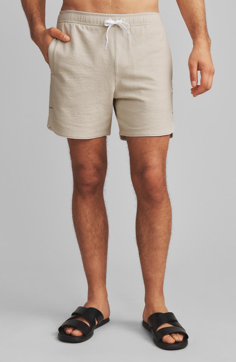 Rhone Seaside Terry Shorts, Main, color, Sandstone