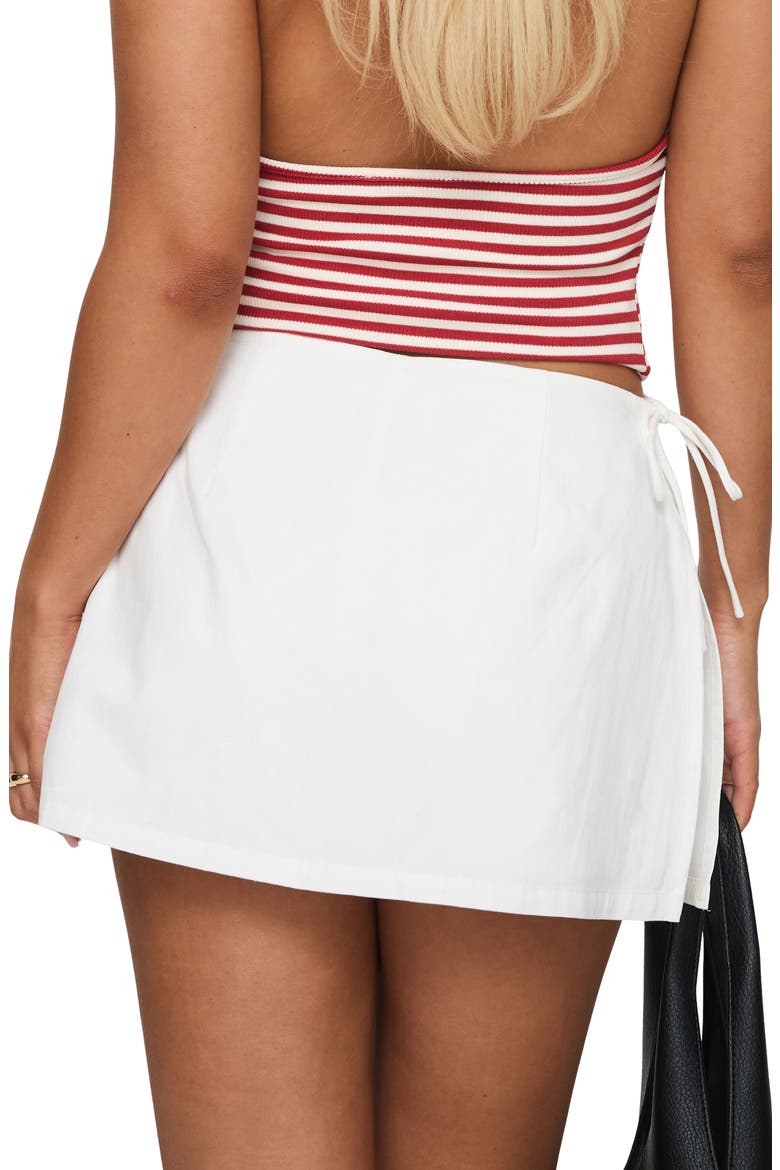 Gigi Wrap Skort, Alternate, color, WHITE