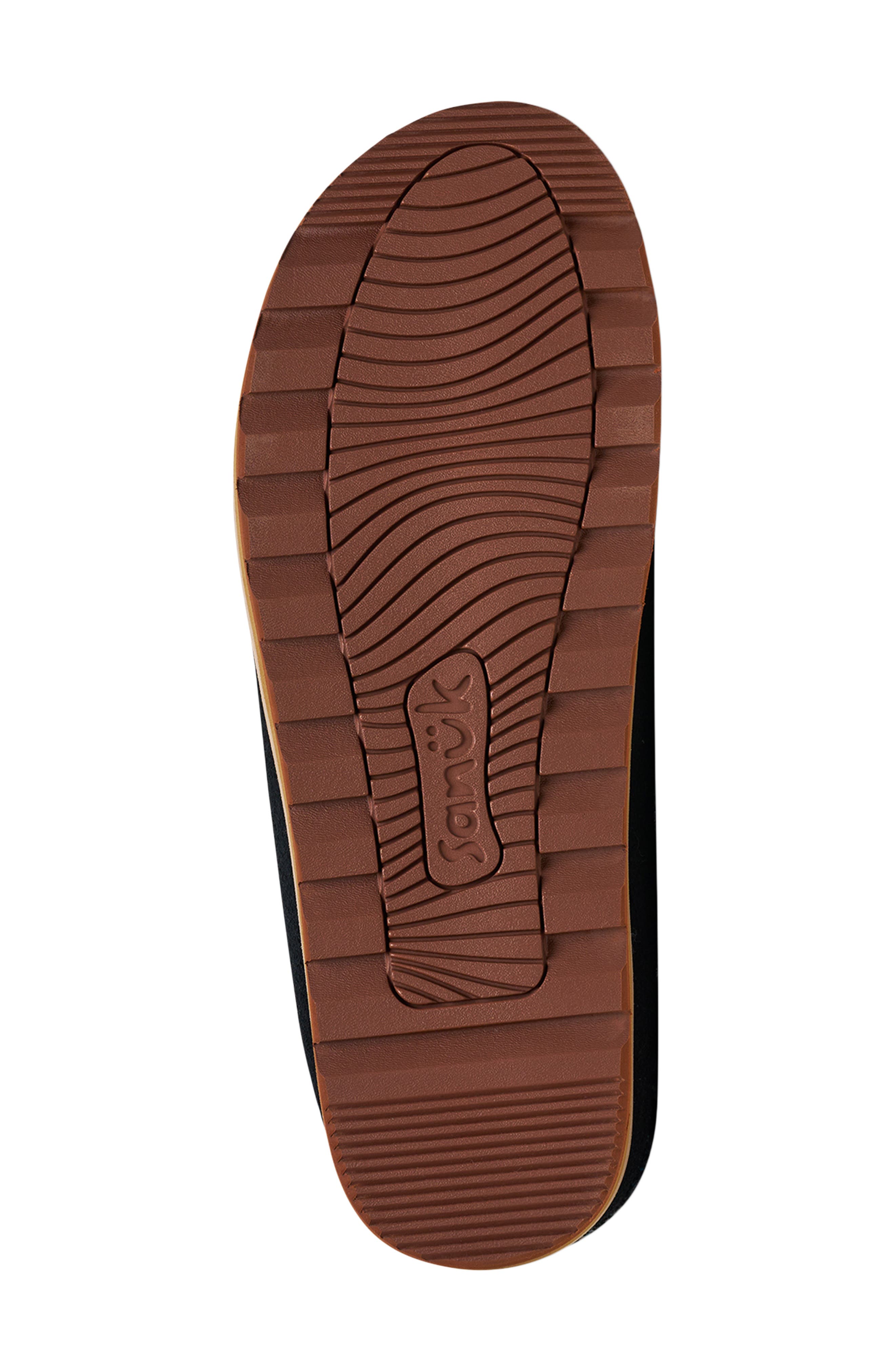 Yoga Cloud Lounger Slipper, Alternate, color, BLACK SUEDE