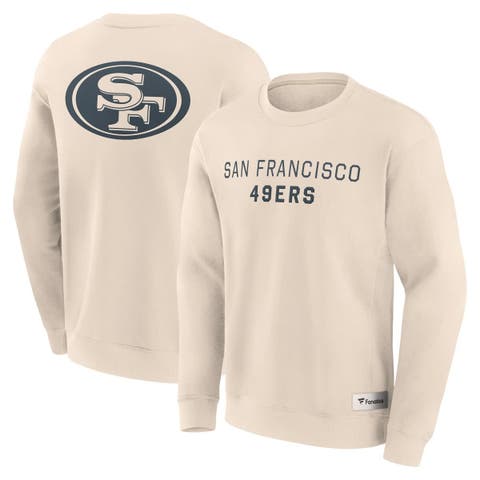 Men
s Fanatics Cream San Francisco 49ers Elements Future Ground Lettering Pullover Sweatshirt