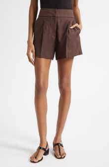 Haina Linen Blend Shorts