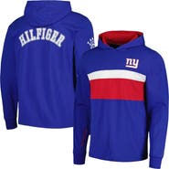 Tommy Hilfiger Men's Tommy Hilfiger  Royal New York Giants Morgan Long Sleeve Hoodie T-Shirt