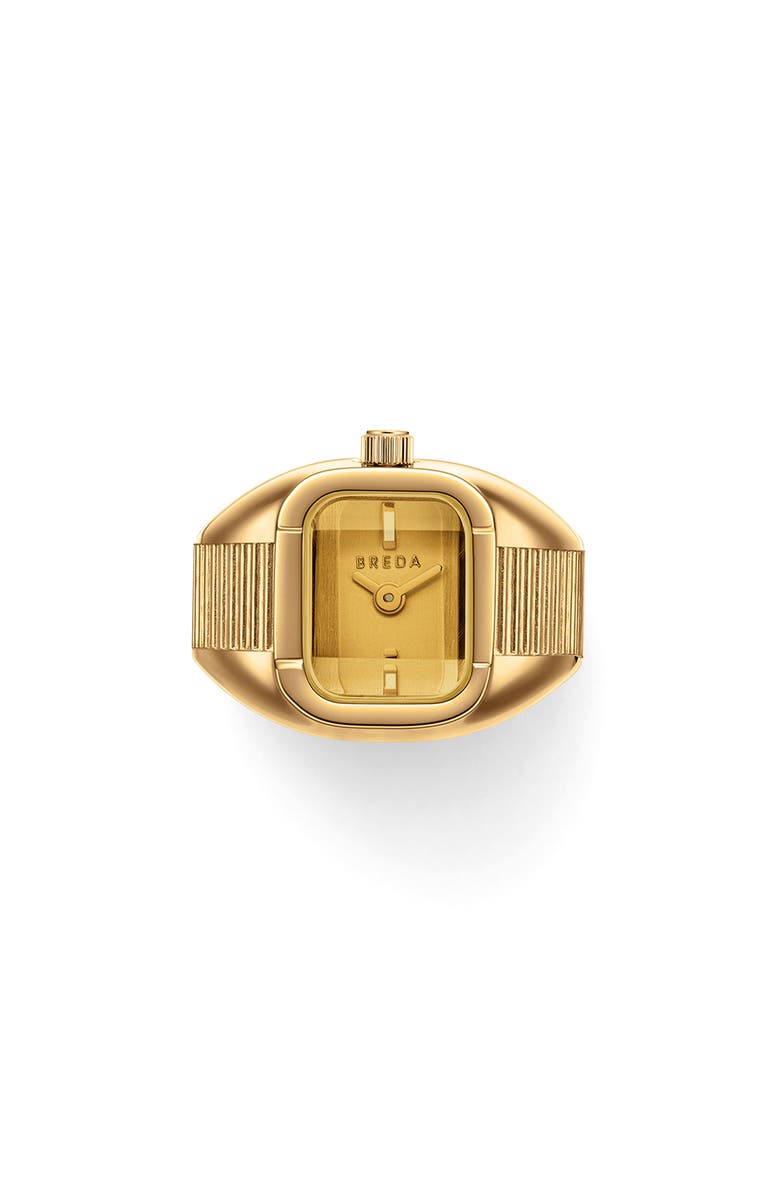 BREDA Nocturne Time Ring, 16mm, Main, color, Deep Gold/Amber