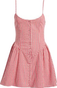 Princess Polly Toulouse Gingham Sleeveless Minidress