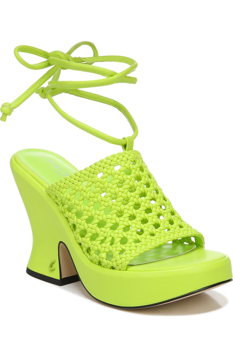 Circus NY by Sam Edelman Paislie Ankle Tie Sandal, Main, color, Wasabi