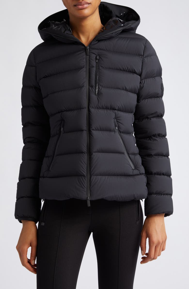 Moncler Herbe Quilted Hooded Down Jacket, Main, color, 