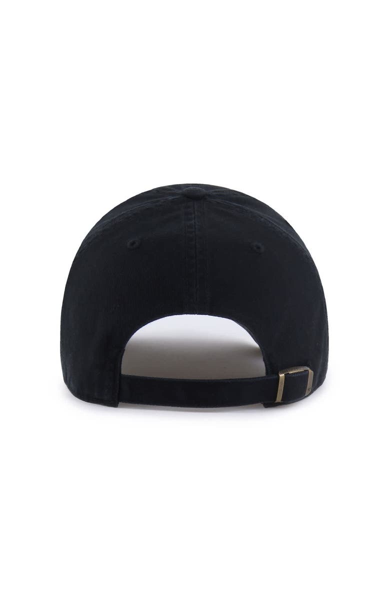 '47 Men's '47 Black Buffalo Sabres Logo Clean Up Adjustable Hat, Alternate, color, Black