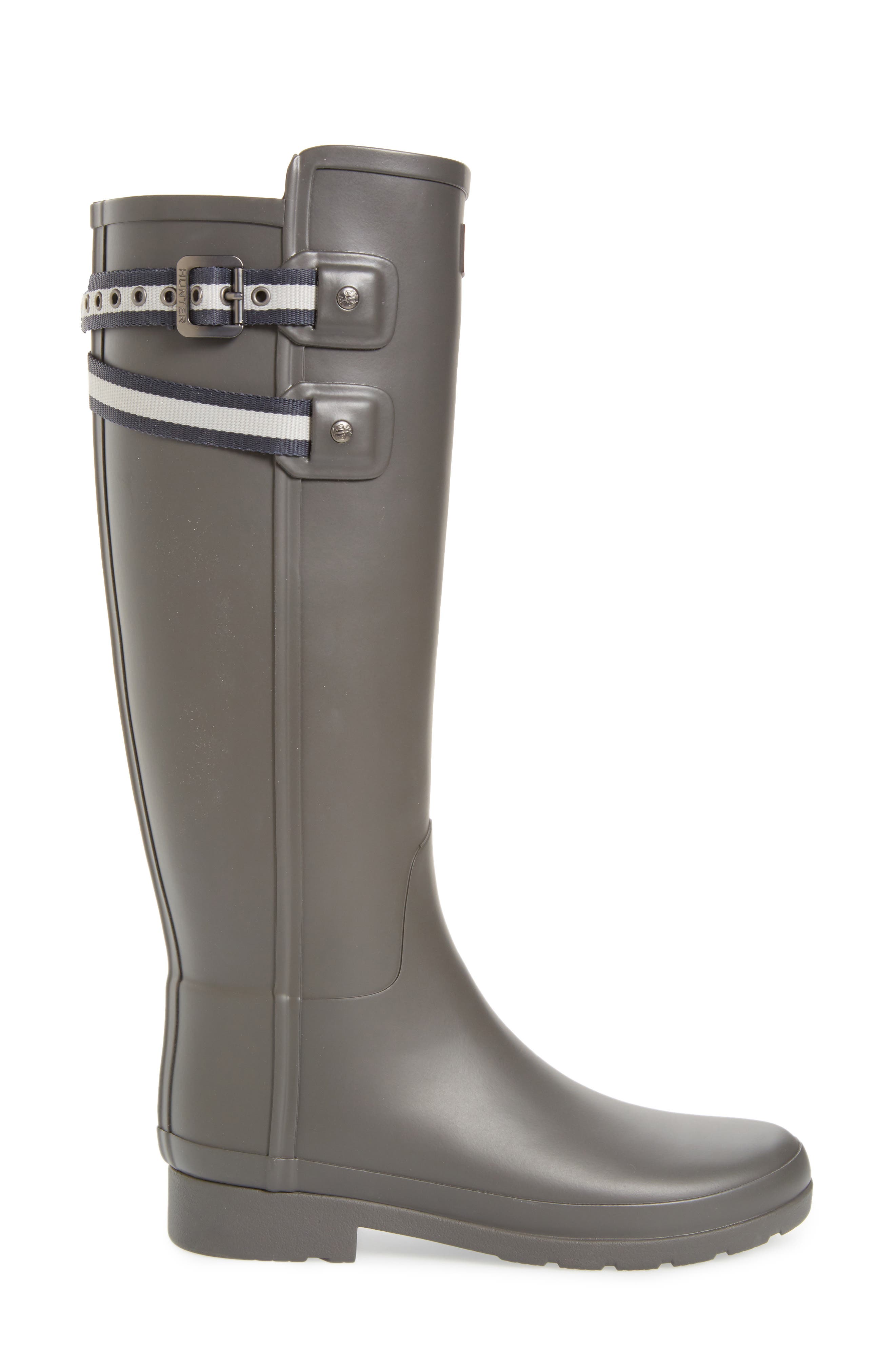 Original Refined Matte Rain Boot, Alternate, color, DARK SLATE