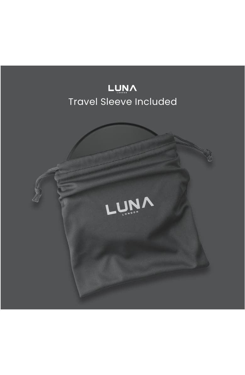 LUNA London COMPACT Mirror in Various Colors, Alternate, color, Matte Black