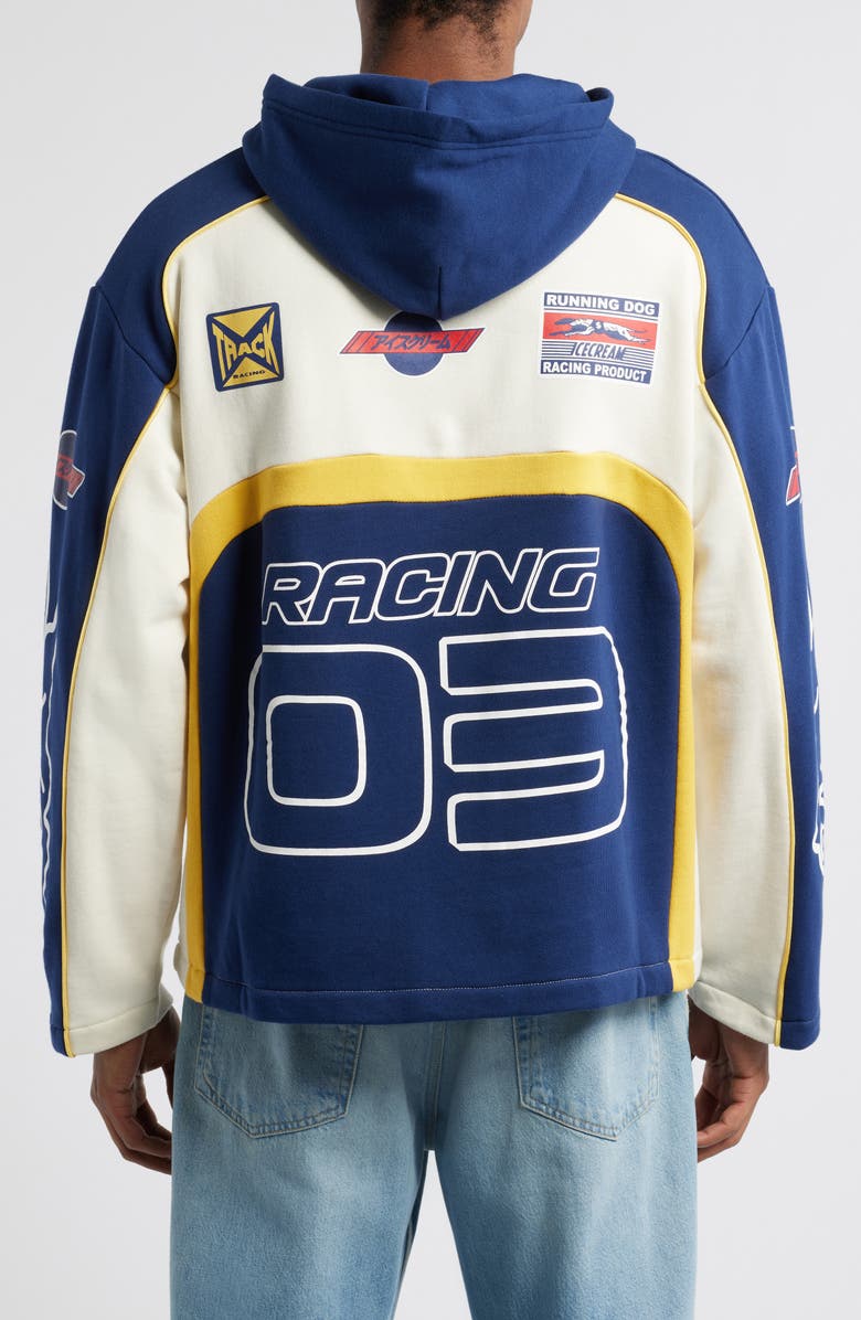 ICECREAM First Place Colorblock Pullover Hoodie, Alternate, color, Whisper White