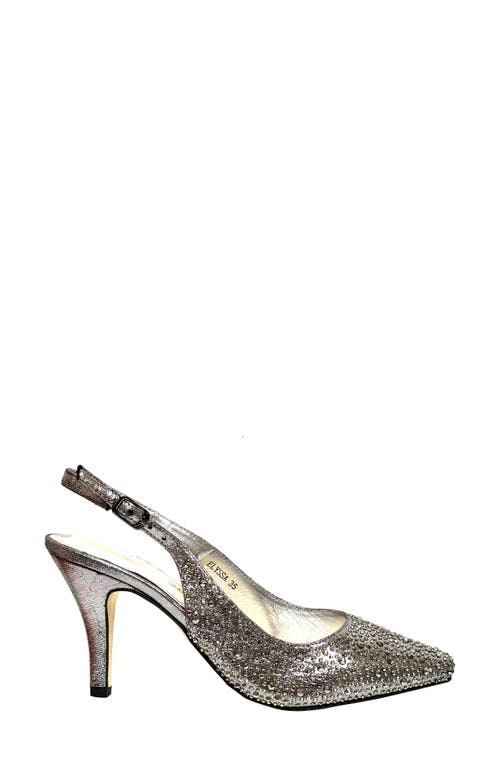 Lady Couture Slingback Pump In Pewter