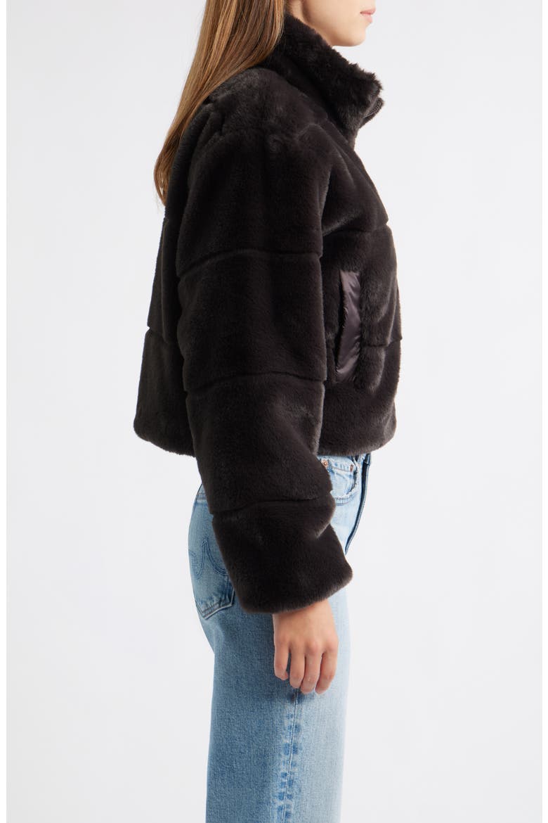 Yuki Reversible Jacket, Alternate, color, BROWN BLACK