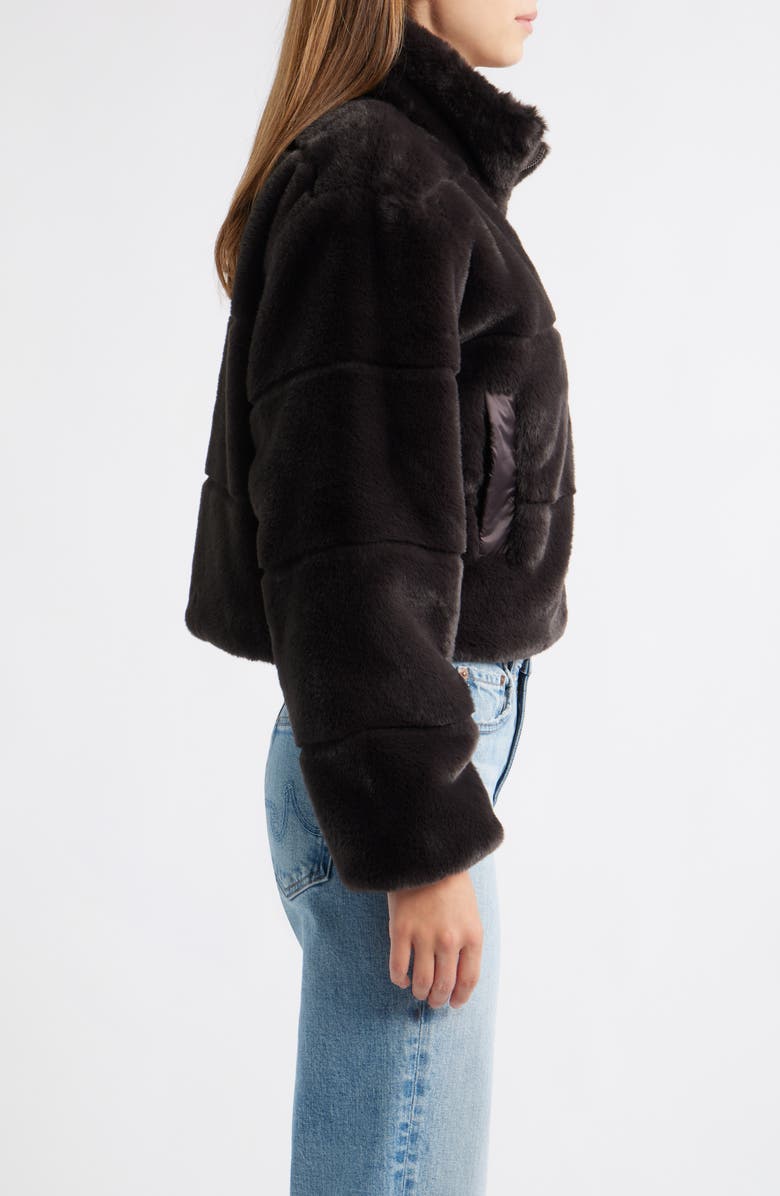 Save The Duck Yuki Reversible Jacket, Alternate, color, Brown Black