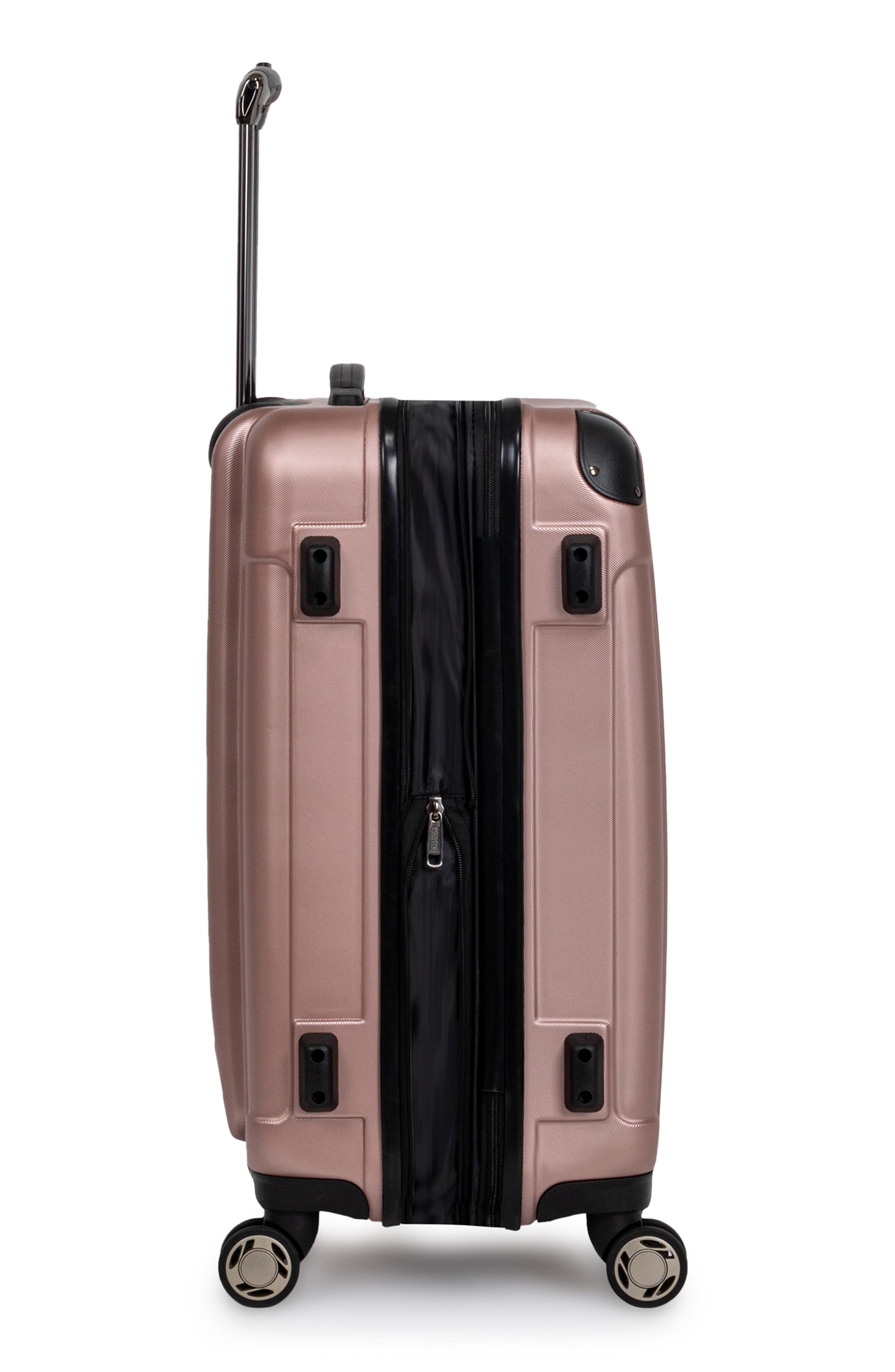 Kenneth Cole Renegade 24" Lightweight Hardside Expandable Spinner Luggage, Alternate, color, Rose Gold