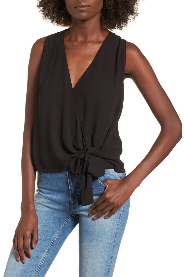 Wrap Tank, Main, color, BLACK